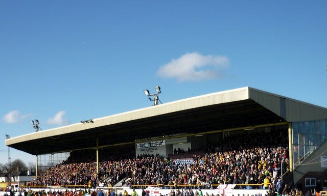 Haig Avenue Main Stand - by Graham Hogg under creative commons licence