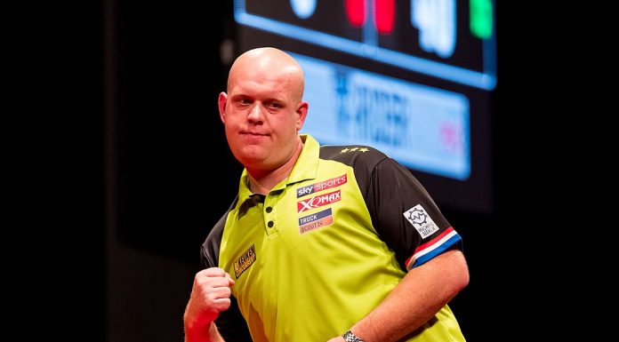 Michael van Gerwen - picture by Sven Mandel Courtesy of Wikimedia Commons