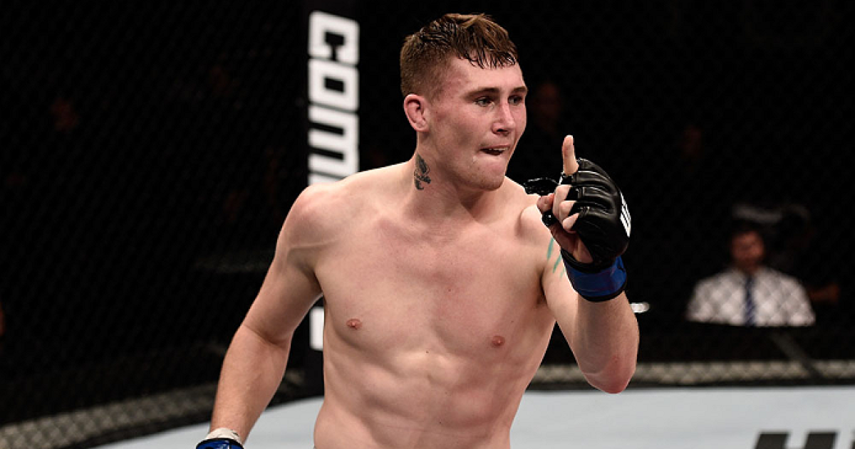 Darren Till Celebrating After UFC Finish