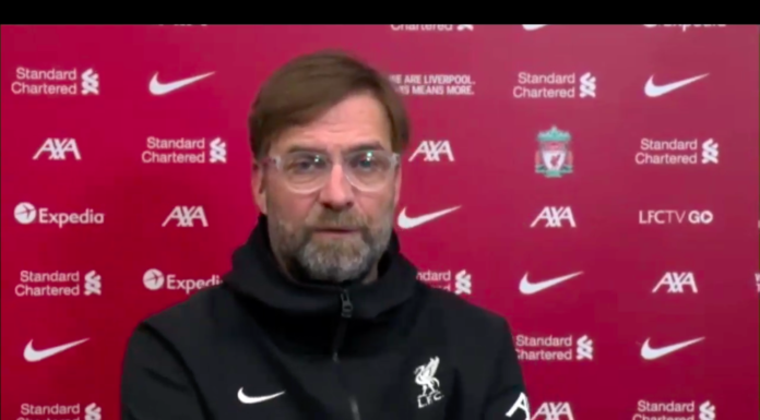 Luis Diaz - Klopp premier league press conference - pic by merseysportlive from press conference