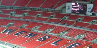 Wembley - League Cup final - Photo courtesy of Lewis Clarke - Under Creative Commons - licensing - resized and cropped