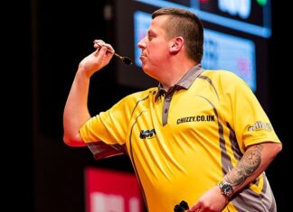 Dave Chisnall darts St Helens - pic by Sven Mandel, creative commons licence
