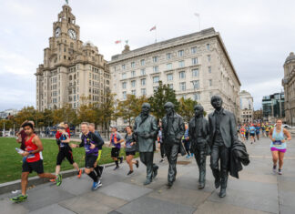 liverpool half marathon 2021 beatles statue