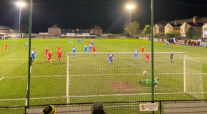 McGovern got a hand to Howard's penalty but couldn't prevent the visitors going in a goal up.