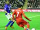 Luis Suarez and Distin - Merseyside derby - pic by Ruaraidh Gillies creative commons licence