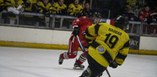 Widnes Wild player-coach Richard Haggar against Solihull Barons