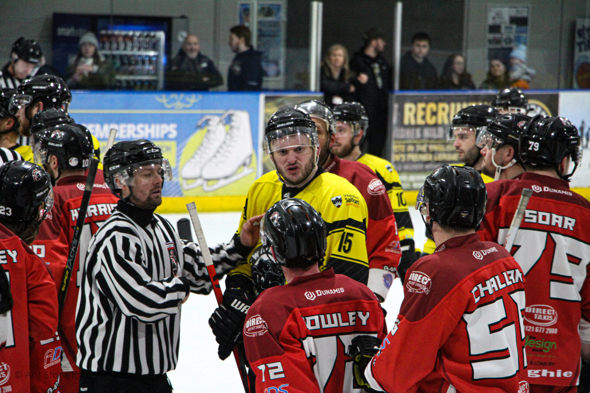 Fights break out at the final whistle | Widnes Wild 2-7 Solihull Barons