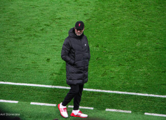 Jurgen Klopp during Liverpool 2-0 Atletico Madrid.