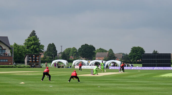 Liam Livingstone in action wideshot - © Copyright John Sutton and licensed for reuse under Creative Commons Licence