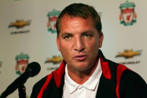 Brendan Rodgers as Liverpool manager in 2012