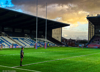Lowton (Vikings) during Widnes 68-18 Workington. Photo by Ant Stonelake for MerseysportLive.