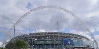 Wembley Stadium - pic by Lauren under creative commons licence https://www.geograph.org.uk/photo/7058053