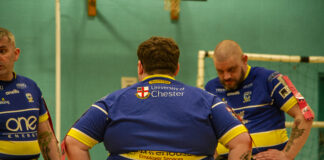 Warrington Wolves WCRL team training