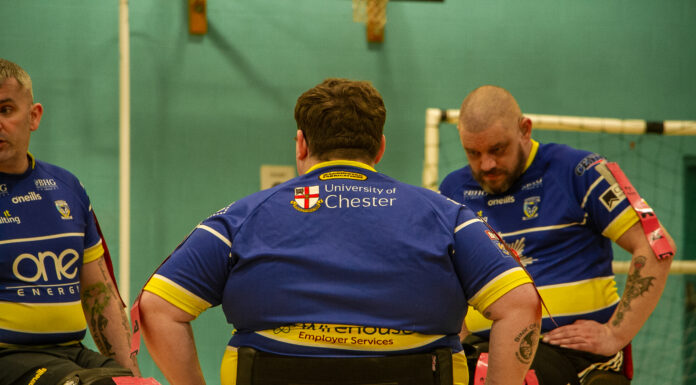 Warrington Wolves WCRL team training