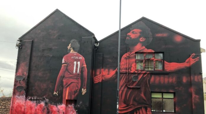 Salah Mural (with permission from Peter Schriewersmann)