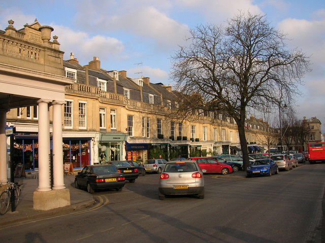 Cheltenham promenade (credit to Alby for Geograph)