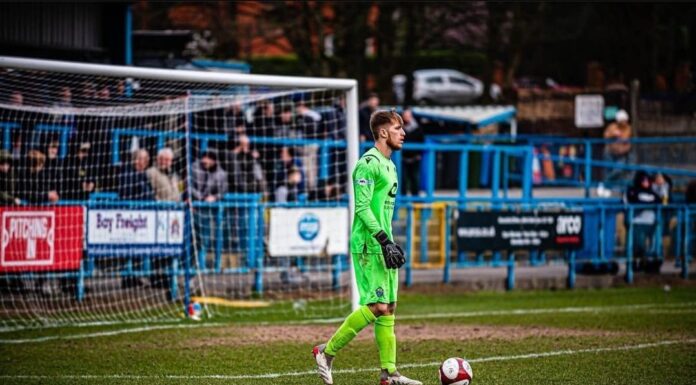 Warrington keeper Dan Atherton - taken from Instagram, permission given to use by Dan Atherton