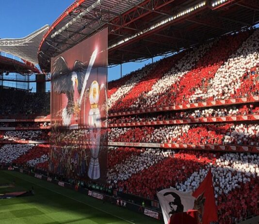 Benfica's Estadio Da Luz ahead of a game against FC Porto (Creative Commons License, Vincenzo Togni, https://creativecommons.org/licenses/by-sa/4.0/deed.en)