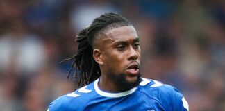 Everton's Alex Iwobi during the Premier League match at Goodison Park, Liverpool. Picture date: Sunday September 18, 2022. Credit Alamy (Free to Use)