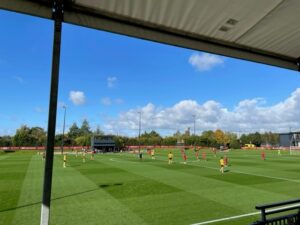 Liverpool u21's prepare to kick off against Wolves