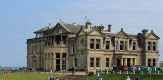 The clubhouse at St Andrews Golf course