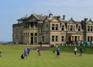 The clubhouse at St Andrews Golf course
