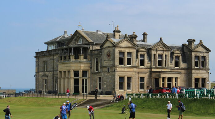 The clubhouse at St Andrews Golf course