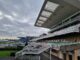 Seventy years on from Aintree’s brush with Formula One Aintree racecourse stands