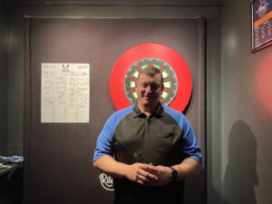 Gary Davey after winning the Liverpool Riley's Qualifier. Credit: Connor Cain