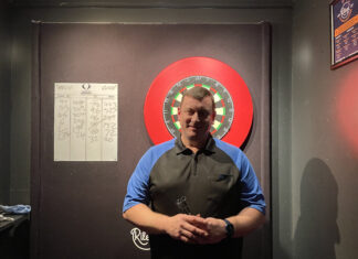 Gary Davey after winning the Liverpool Riley's Qualifier. Credit: Connor Cain