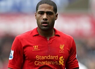Glen Johnson former Liverpool player - paid for Alamy image licence Feb 2023