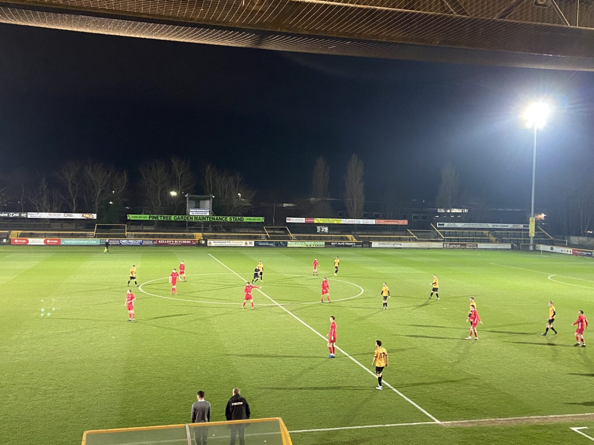 Southport v AFC Liverpool. Photo: Ellen Gwynn