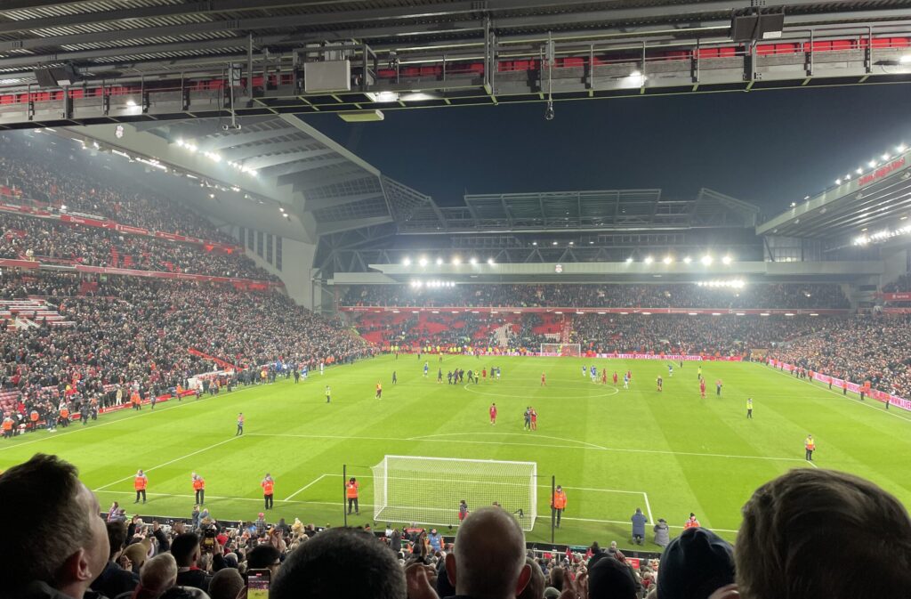 Liverpool playing Everton in Merseyside Derby - Photo Taken by Anna Malyon