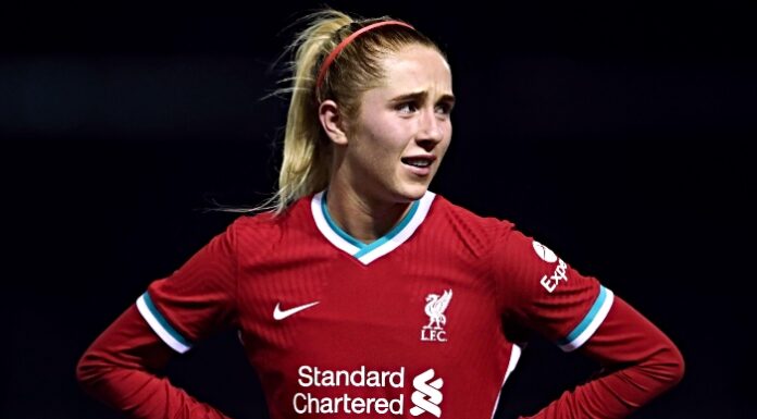 Liverpool's Missy Bo Kearns during the Continental Cup match at Walton Hall Park, Liverpool -Alamy Images MSL paid for licence