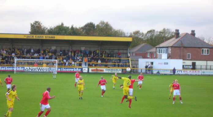 Southport FC. Credit: Peter Bonnett from Manchester, UK, CC BY-SA 2.0 via Wikimedia Commons