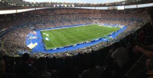 Stade de France: Zakarie Faibis, CC BY-SA 4.0 via Wikimedia Commons.