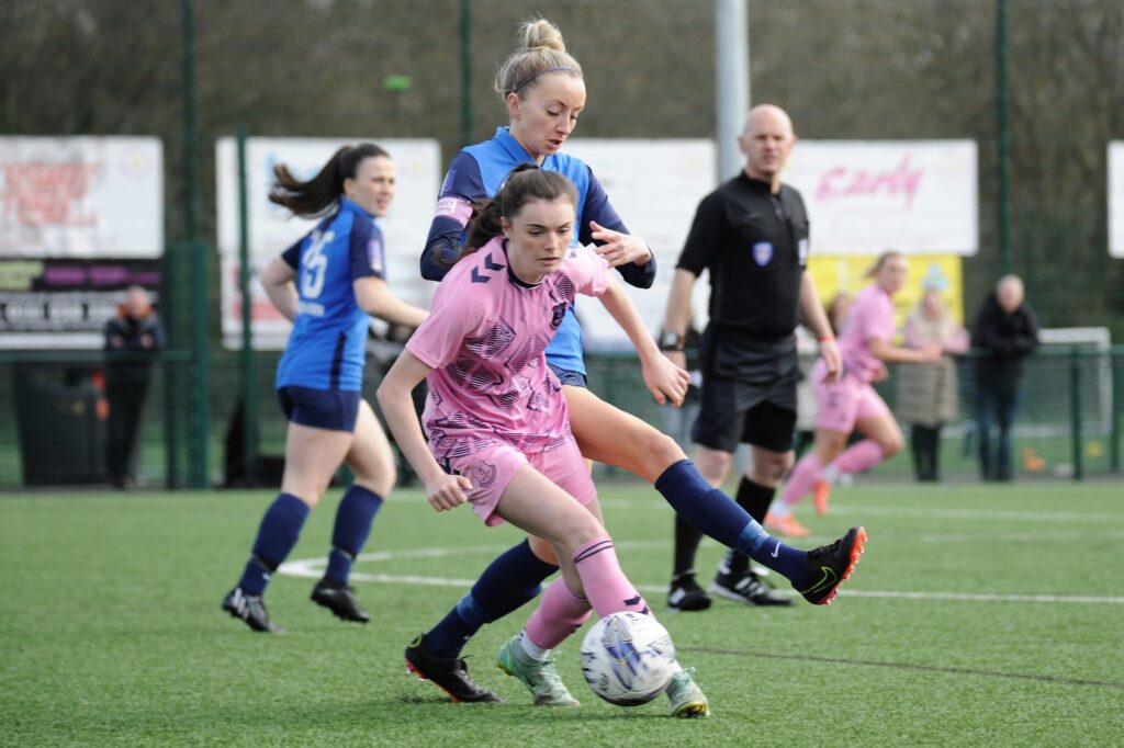 Thompson was able to get herself a goal, photo via Franz Wheldon