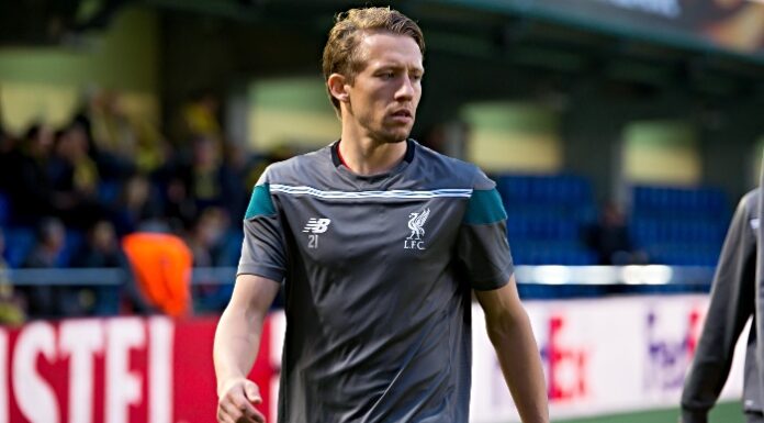 Former Liverpool player Lucas Leiva, pic by Alamy Images under agreed licence