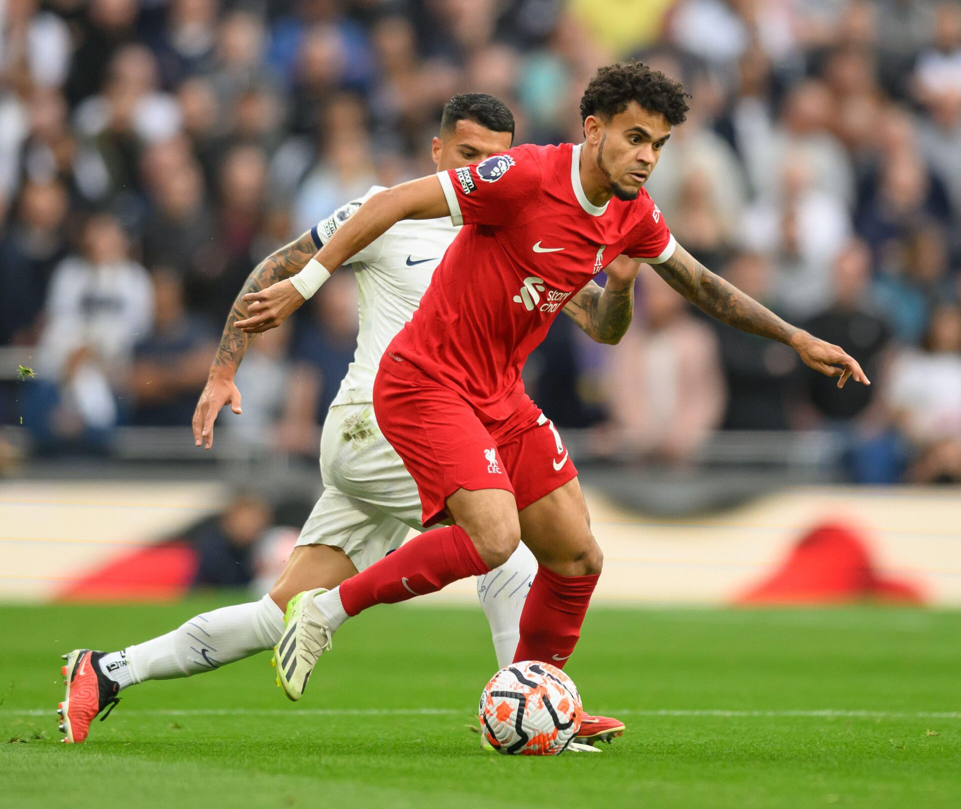 Liverpool forward Luis Diaz - FREE TO USE WITH ALAMY LICENSE