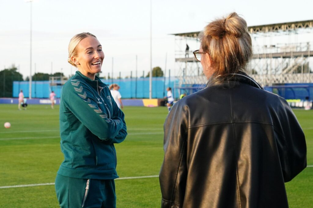 Everton's Toni Duggan. Alamy images