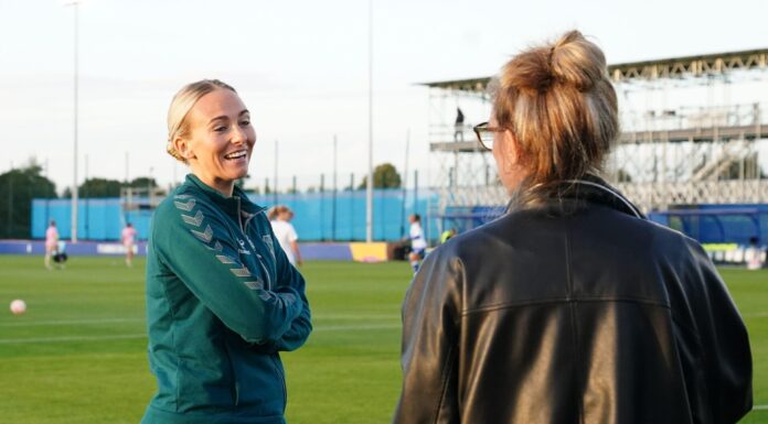 Everton's Toni Duggan. Alamy images