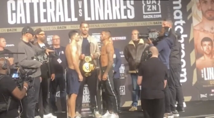 Catterall vs Lineras weigh in