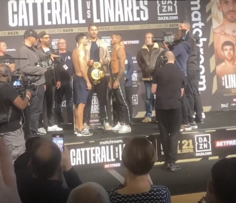 Catterall vs Lineras weigh in 