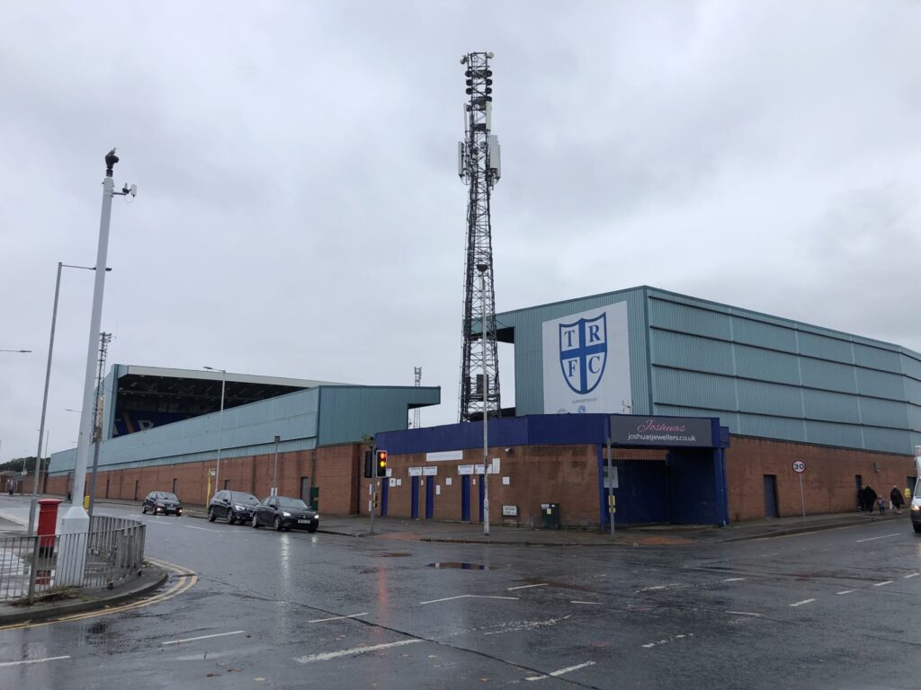 Prenton Park exterior.