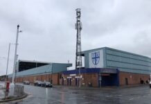 Prenton Park exterior.