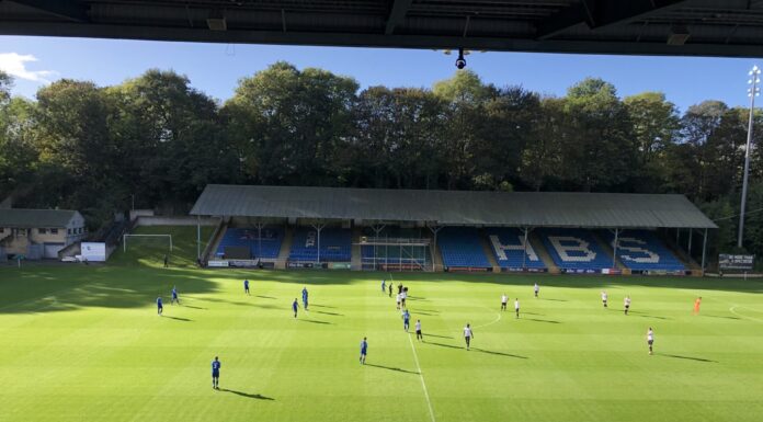 Halifax Town vs Marine moments before kick-off