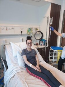 Sophie undergoing CAR T Cell Therapy
