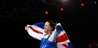 Beth Munro wins gold at World Parataekwondo Grand Prix 2023 - with permission from James Fowles