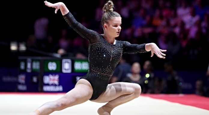 Alice Kinsella gymnastics - pic under alamy agreed licence