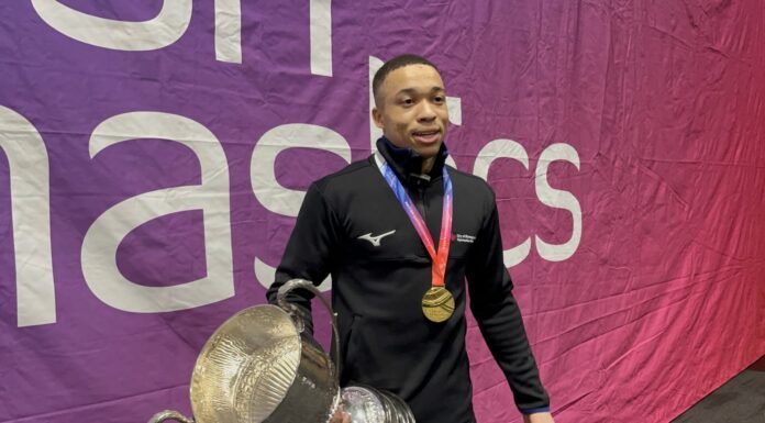 Joe Fraser holding his winners trophy Photo credit: Chloe Reynolds